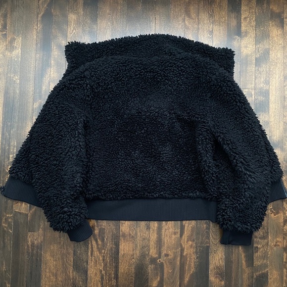 Zara TRF Collection Teddy Fleece Bomber Jacket - Picture 8 of 14